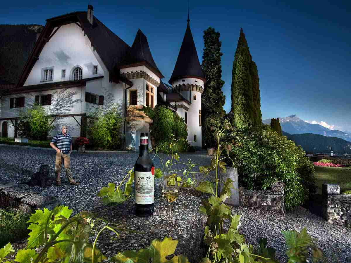 Château Maison Blanche Yvorne Suisse - Histoire